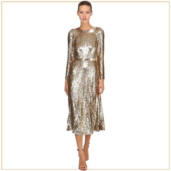 NWT $3035.00 Temperley London Ray Runway Sequin Dress - Picture 13 of 15